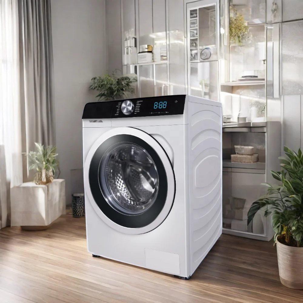 New Condition 8kg Electric Front-Load Automatic Washer for Home and Hotel Use Manual Power Source Options Available