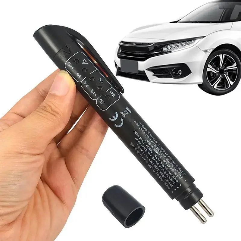 Brake Oil Tester Portable Accurate Oil Quality Check Pen Hydraulic Fluid Liquid Oil Moisture Analyzer Tool Dot3 Dot4 Dot 5.1