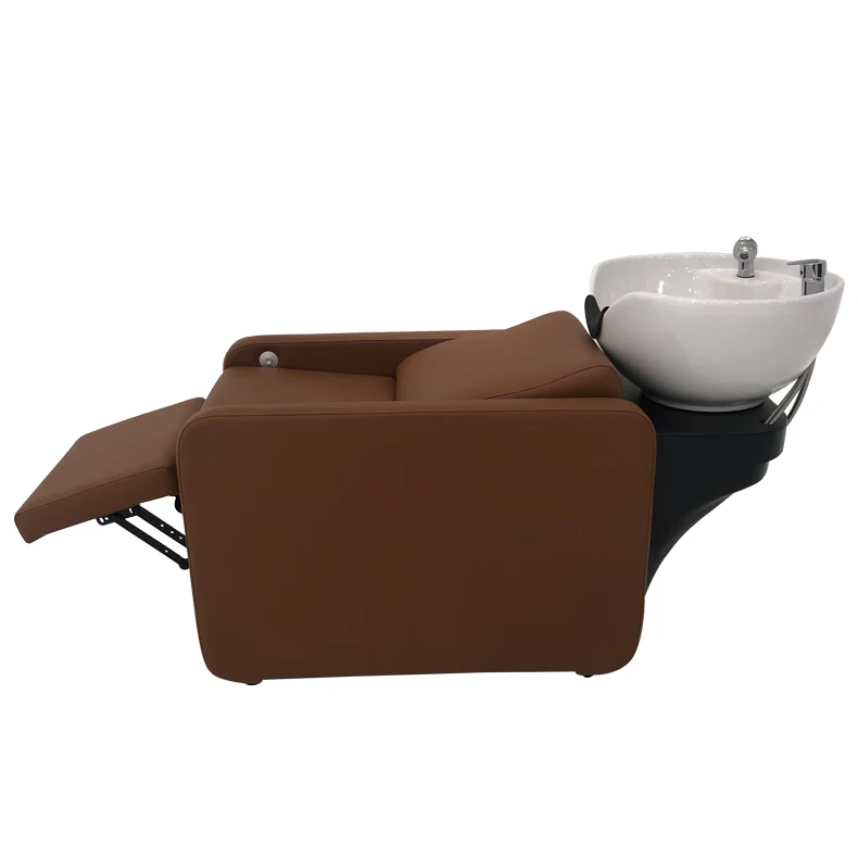 hot sale brown shampoo chairs for salon shampoo chair salon furniture