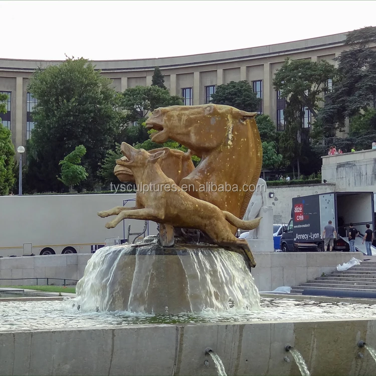 seahorse water fountain