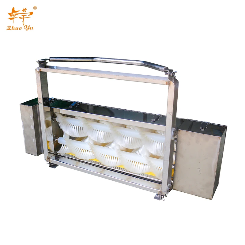 Beekeeping Equipment Horizontal Automatic Honey Bee Brush Electric Bee Sweeper 12v