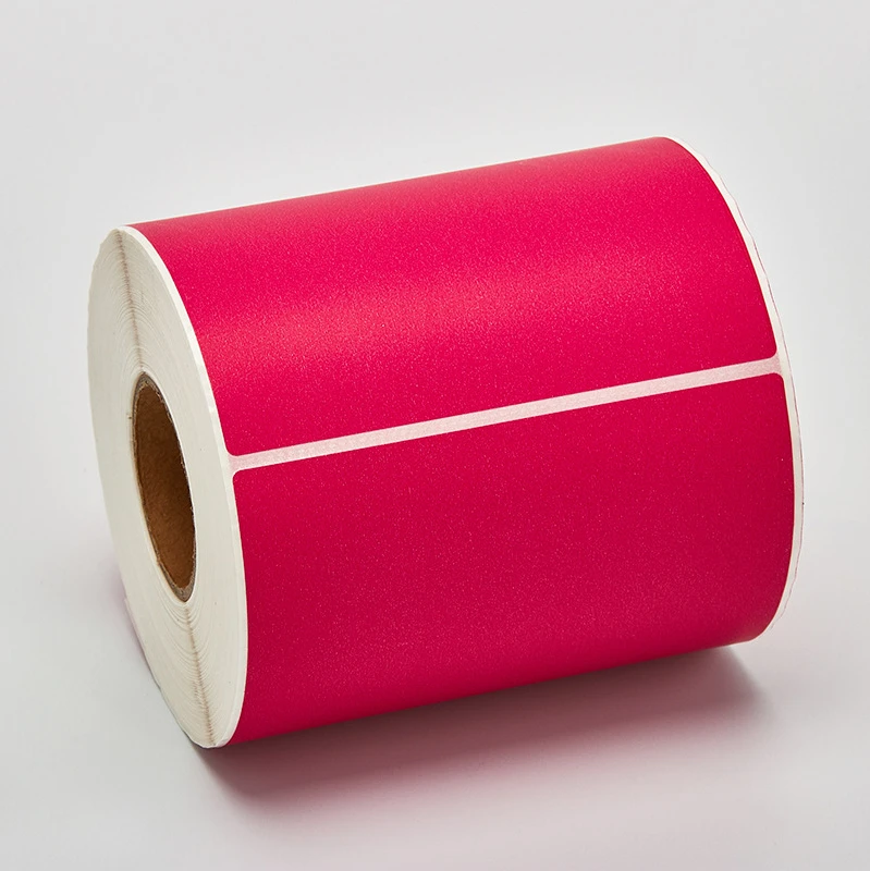 Customized Waterproof Environmental Friendly Security Thermal Color Label Sticker Roll