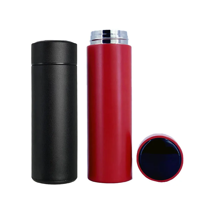 
Custom factory uv water bottle led temperature uvc vacuum flask display water bottle 