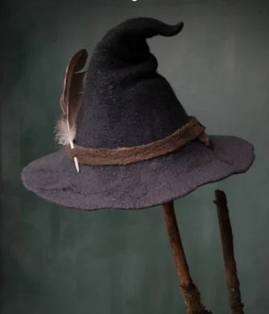 
Fashion Charming Felt Flower Design Headband Decorations Party Hats custom Decorative Crochet Party Witch Halloween caps Hat 