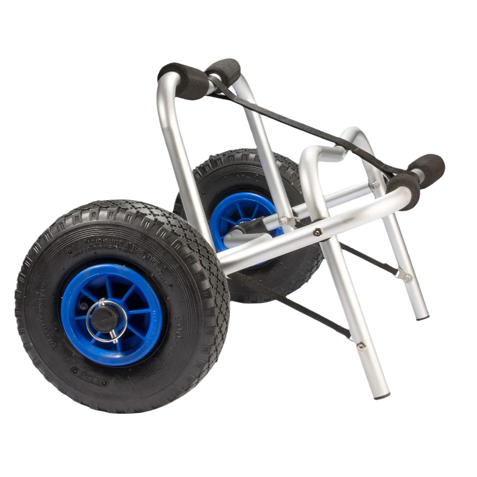 New Aluminum Kayak  Boat Dolly Cart Trailer Carrier Trolley Wheels  Foldable for Carrying Kayaks