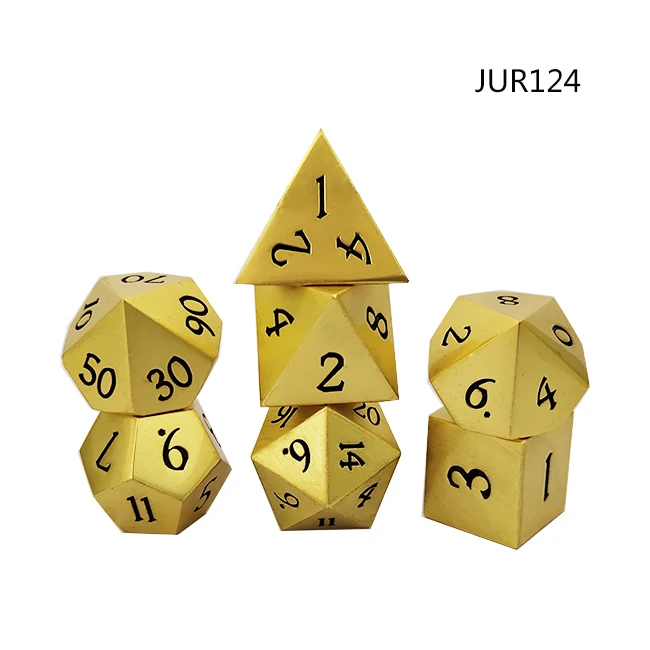 
Promotion gift sets silver reflective multicolor number fill gamle metal dice set polyhedral dice organizer 