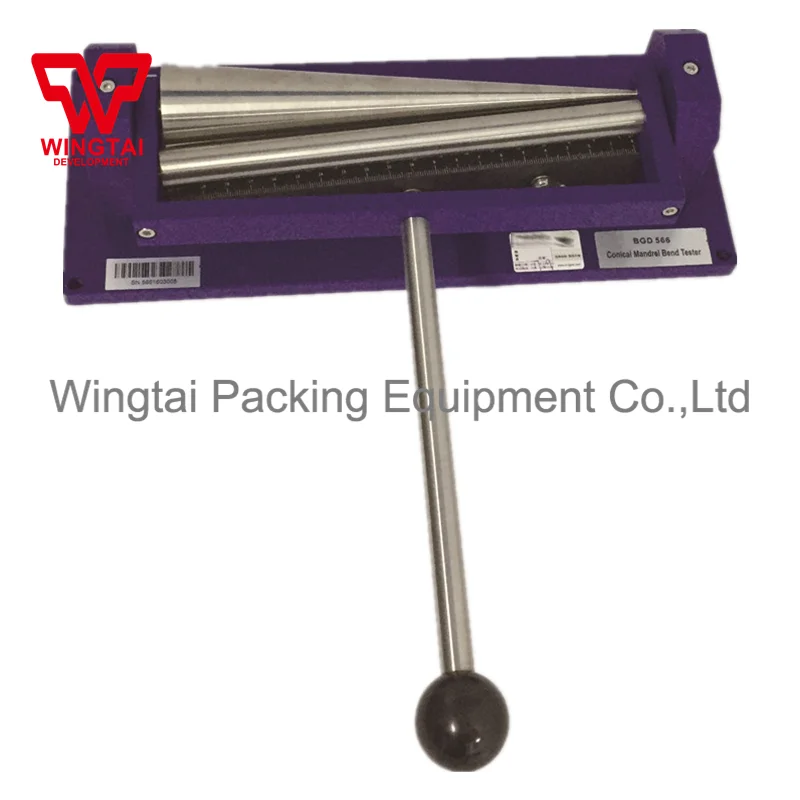 BGD566 conical bending tester is used to evaluate the coating of paints, varnishes or related products