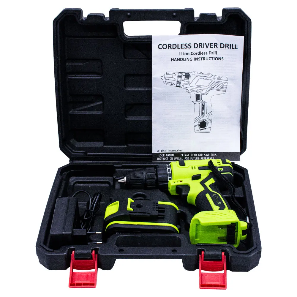 21V Factory  Brushless Motor 2-Speed Cordless Hammer Drill With Soft Start Function