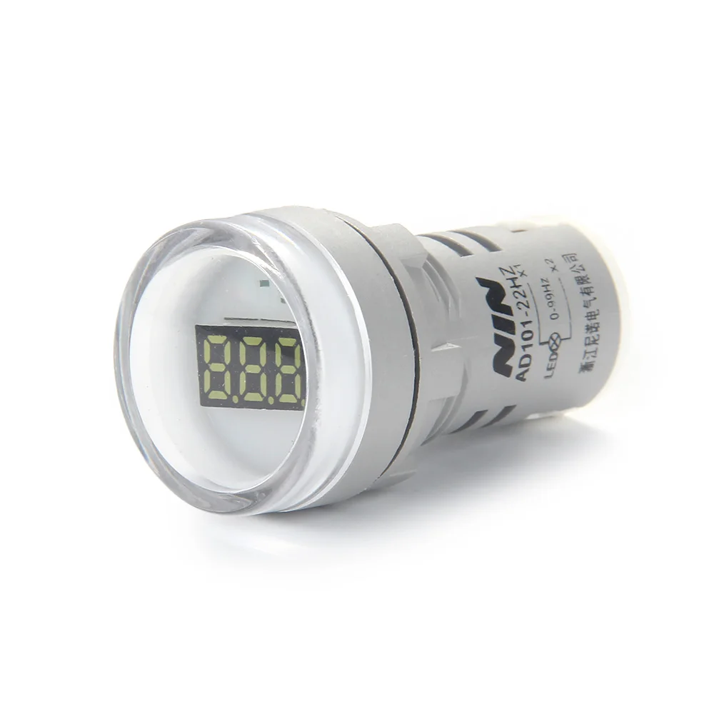 AD101-22HZ white 0-99HZ electrical led digital indicator frequency panel meter frequency meter