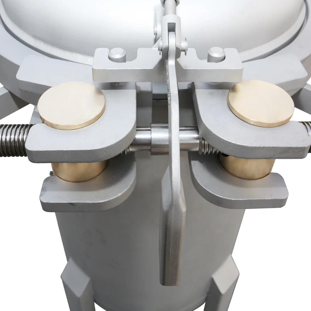 Industrial Filtration Purification Treatment Clamp Quick Opening Filter Bag Stainless Steel Multi Housing