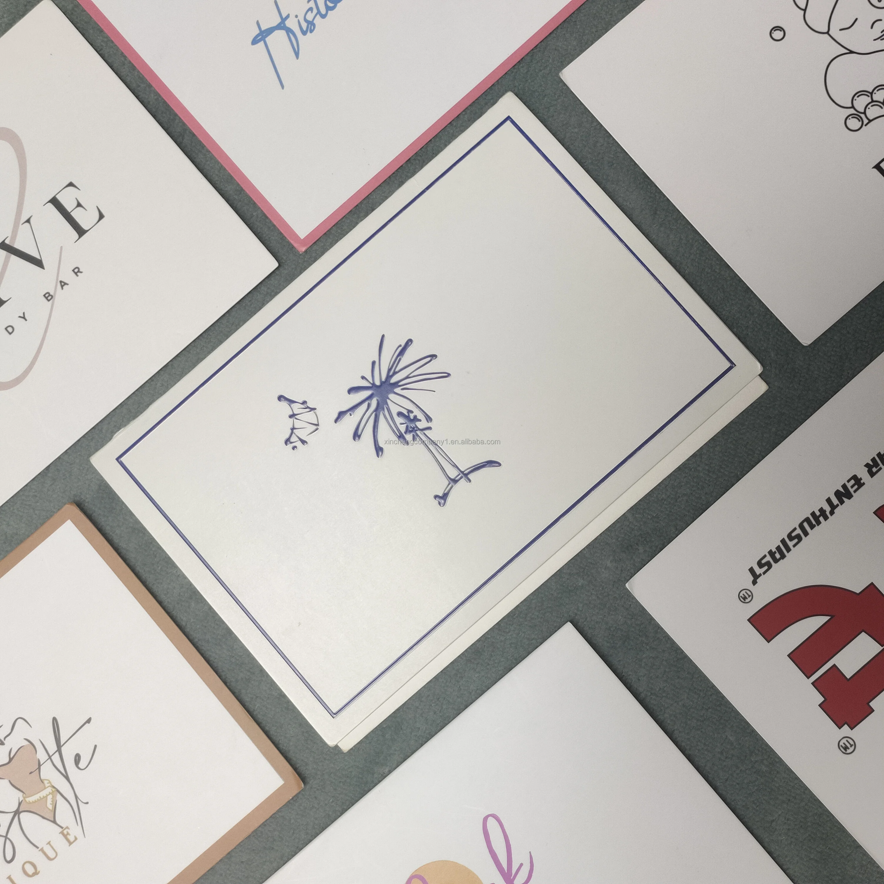 Custom colored paper thank you cards custom paper cards business cards postcards