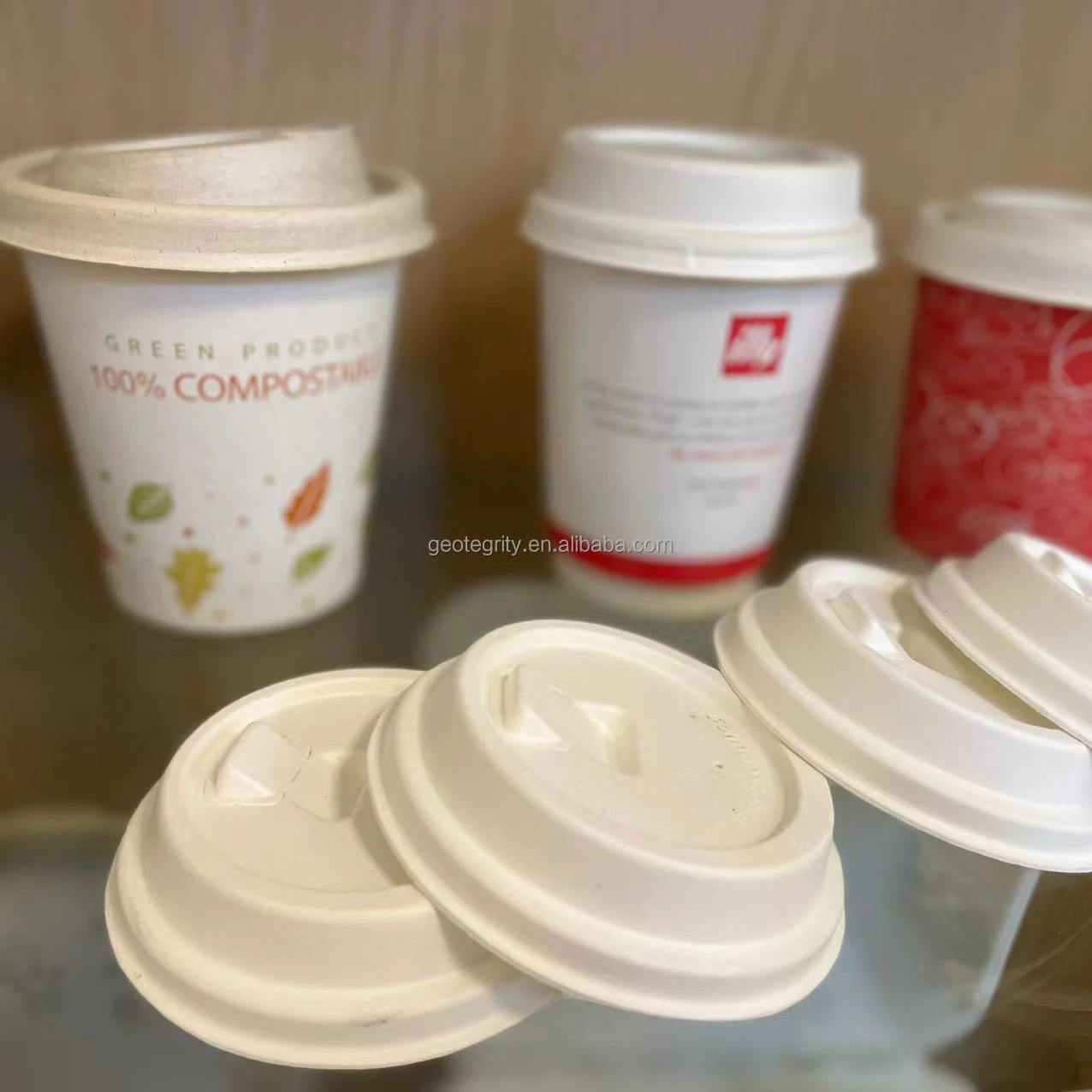 Free Sample Eco friendly 100% Biodegradable Compostable Sugarcane Bagasse Bamboo Paper Cups 2 5 8oz