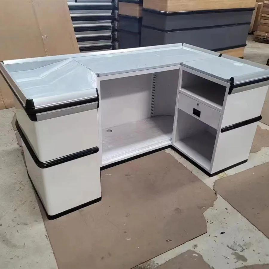 Checkout Counter Cashier Table For Convenience Store, Retail Shop Checkout Counter
