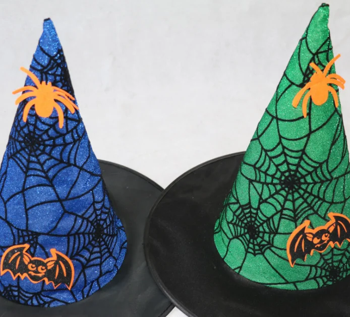 Wholesale Halloween witch hat with Bat