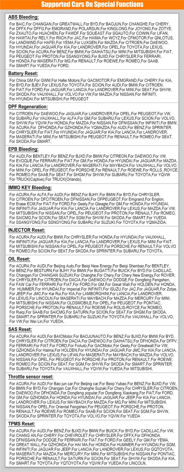 With tablet pad Ancel X6 OBD 2 Car DiagnosticFull System Car Diagnosis DPF SAS DPF Injector Coding Service OBD2 Automotive Scan