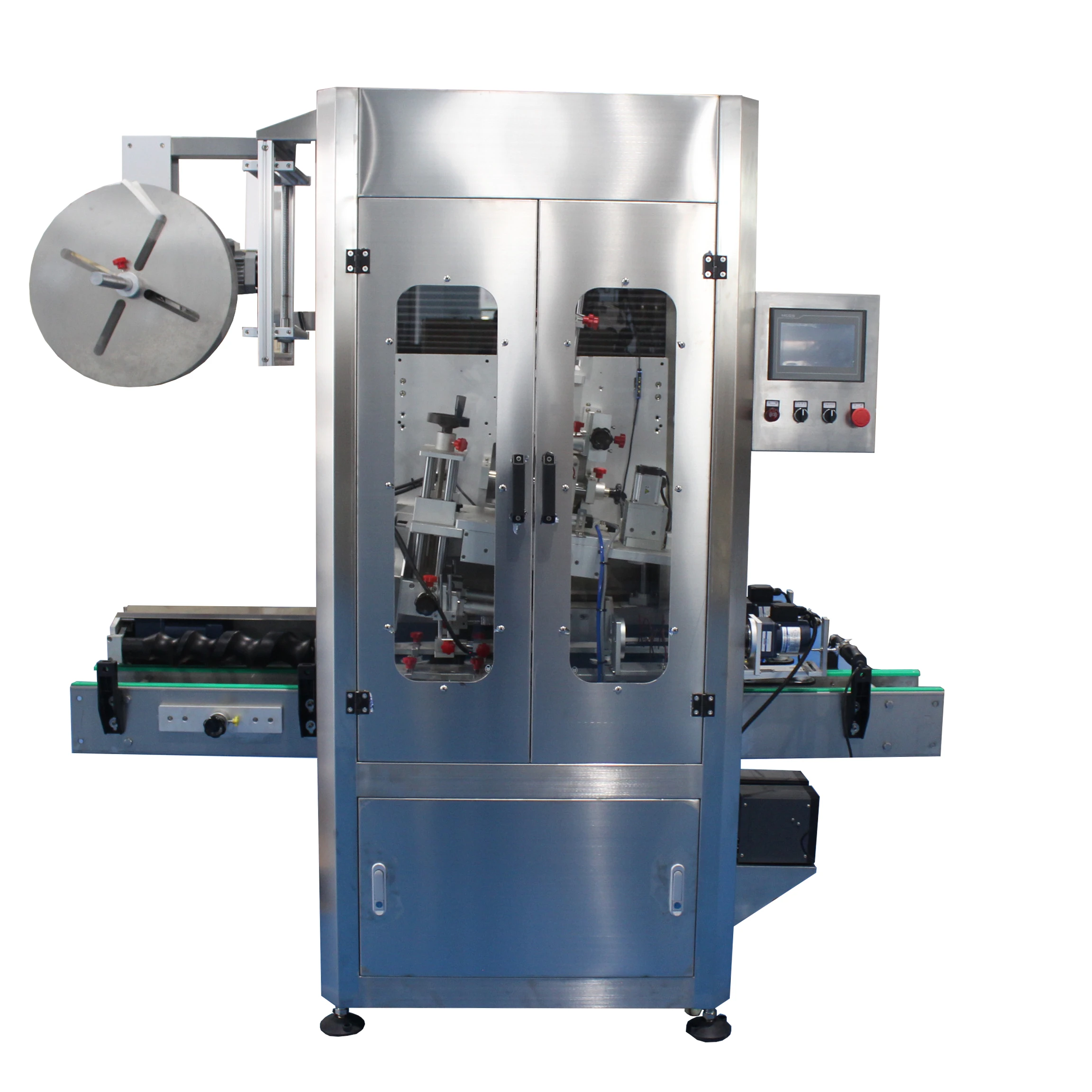 Fully Auto shrink sleeve labeling machine Automatic Vertical Wrap Around Labeling Machine