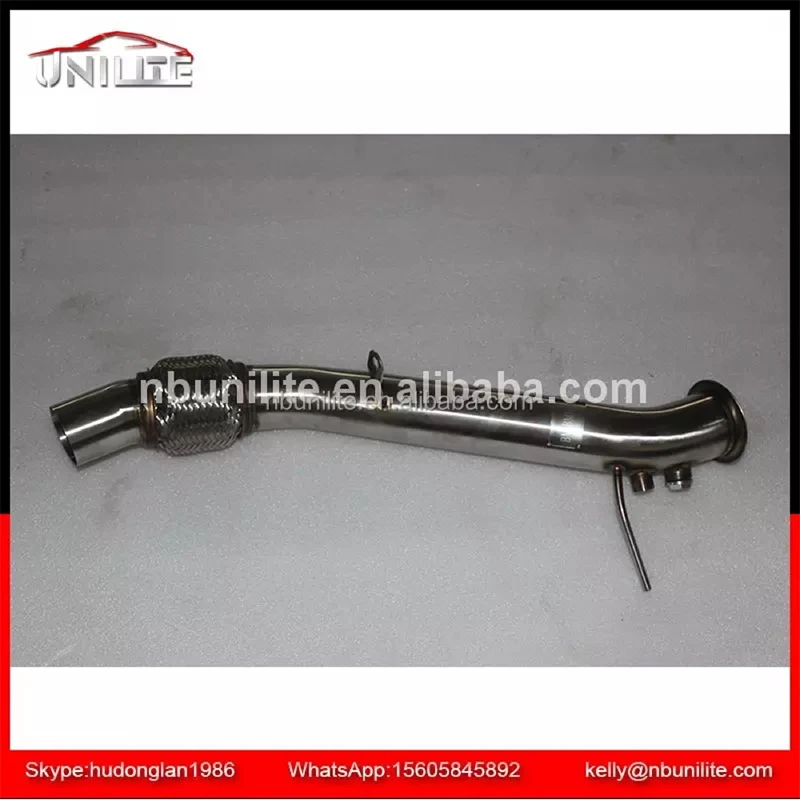 Stainless steel exhaust Down pipe for B MW e60 e61 lci 520d N47 2006-2009 e81 e82 e87 e88 E90 116d 120d