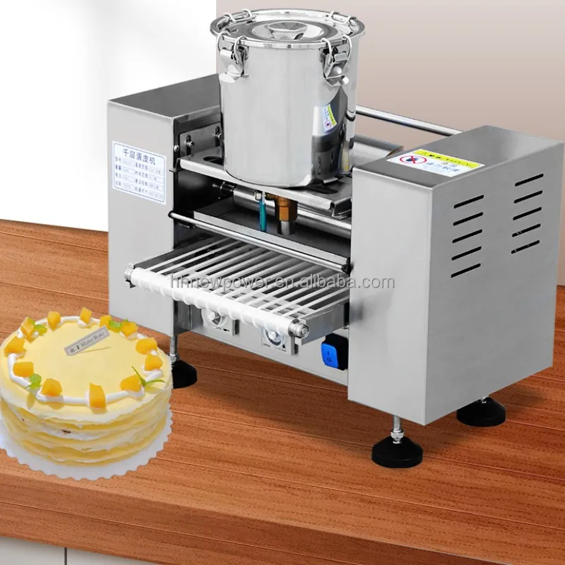 110V 220V pancake making machine thousand layer cake machine Electric Mille Crepe Cake Machine