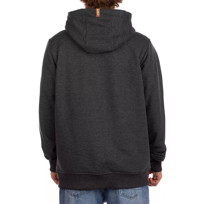 Selling on line custom private label sweat suits hoodie leather badge logo heavy weight full zipper up hoodie and sweatshirt