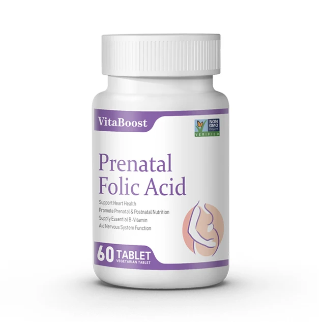 Oem Odm Private Label Folic Acid Supplement High Quality Prenatal Folic Acid Tablet