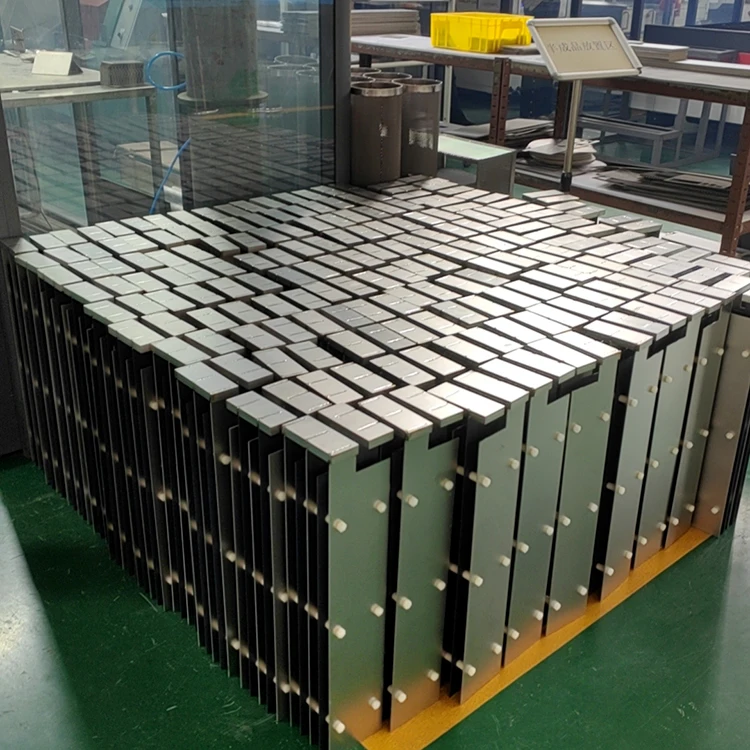 Brine Salt Water Oxide Coated Titanium Electrolyzer Cell Electrode For Sodium Hypochlorite Generator