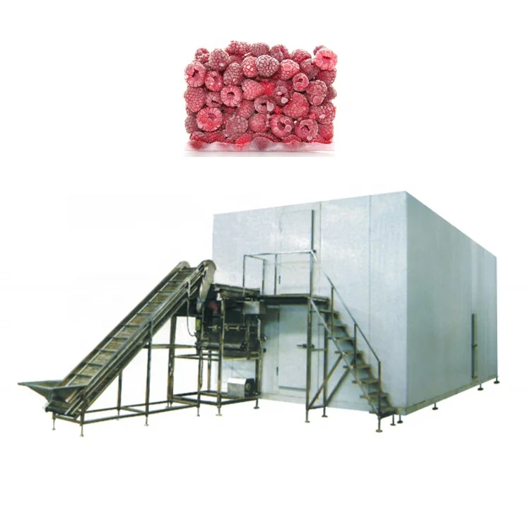 Commercial 	Industrial Freezer IQF Frozen Machine fruit Tunnel Freezer vegetable freezing Machine Price
