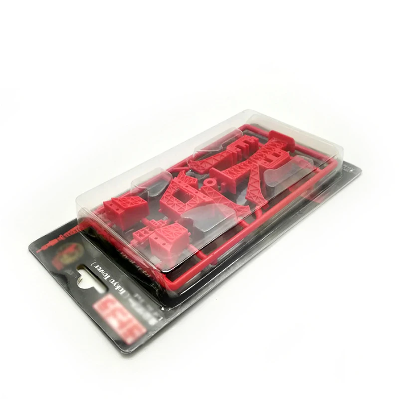 
Custom Cheap Toy Plastic Blister Card Packing Plastic Tray Eiffel Tower Toy Blister Packaging 