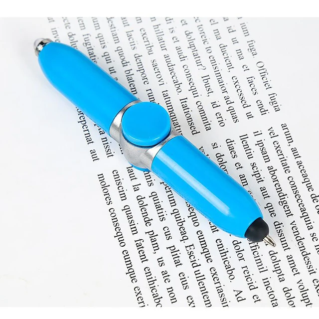 Manufacturing Multi Function Fidget Spinner Stylus Screen Led Light Up Ball Ballpoint Pen