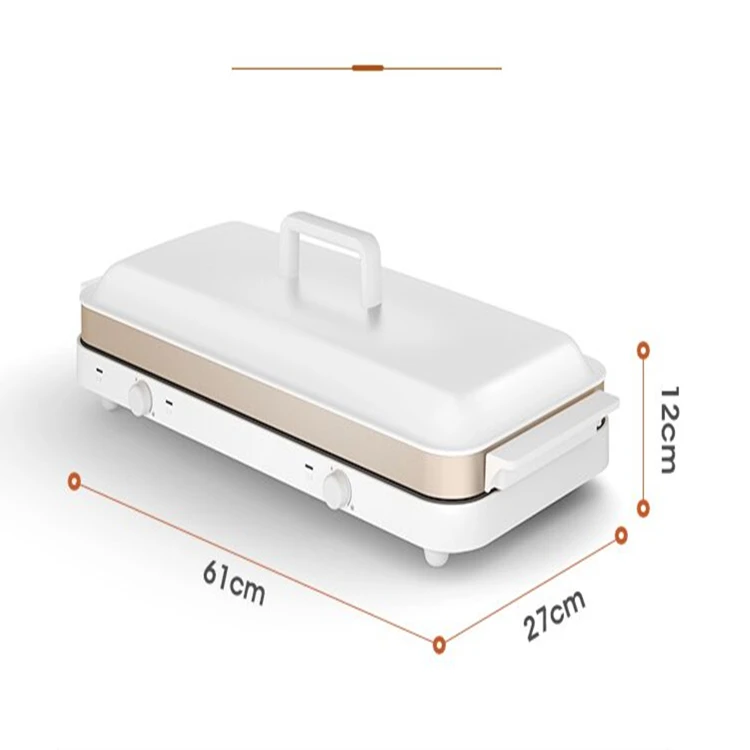 Multi-functional Household Electrical Barbecue Electric Grills Easily Cleaned Dishwasher Free Smokeless Electric Grill