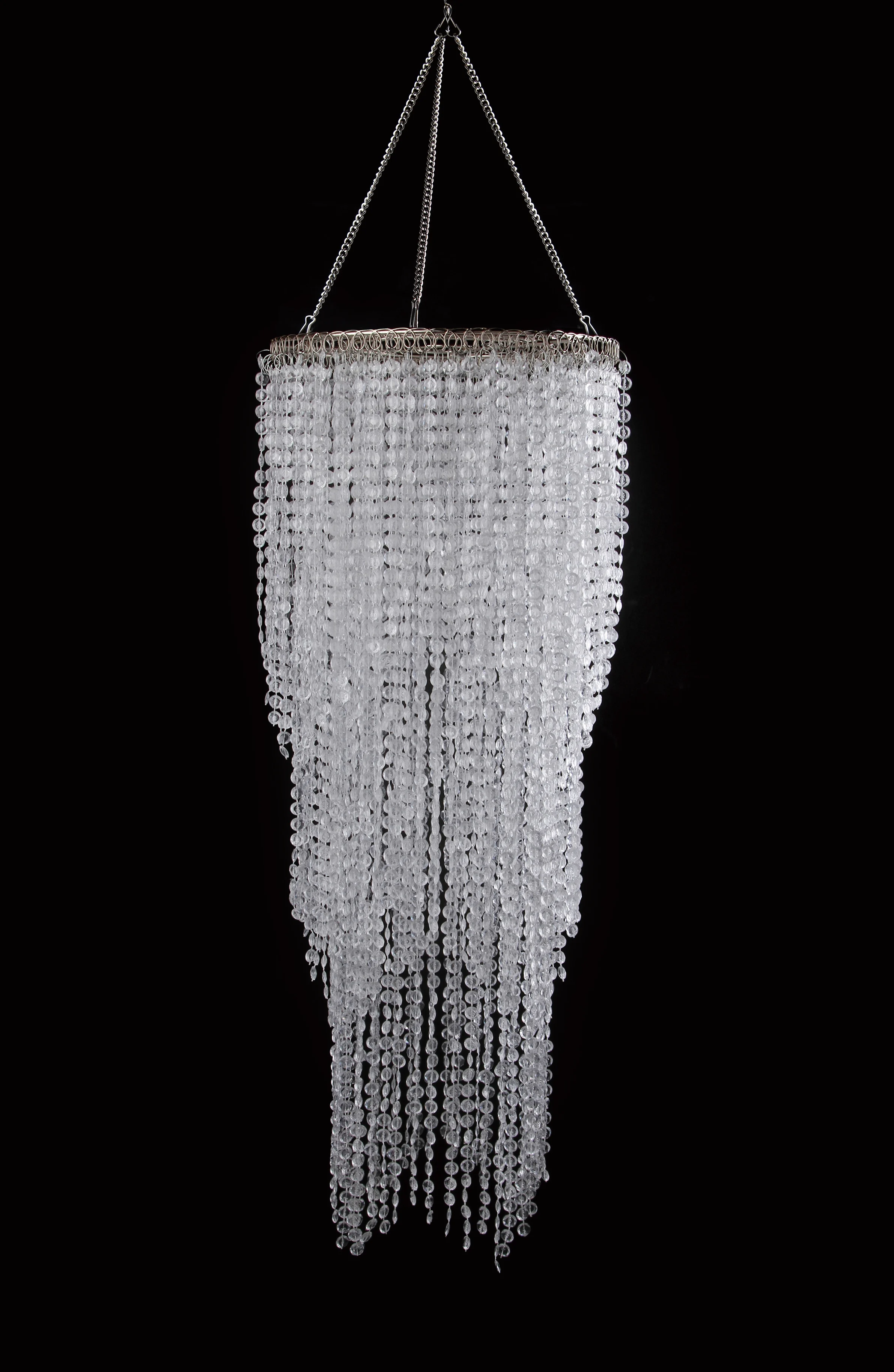 Hot Selling Plastic Acrylic Cheap Bead Chandelier Lamp Shade