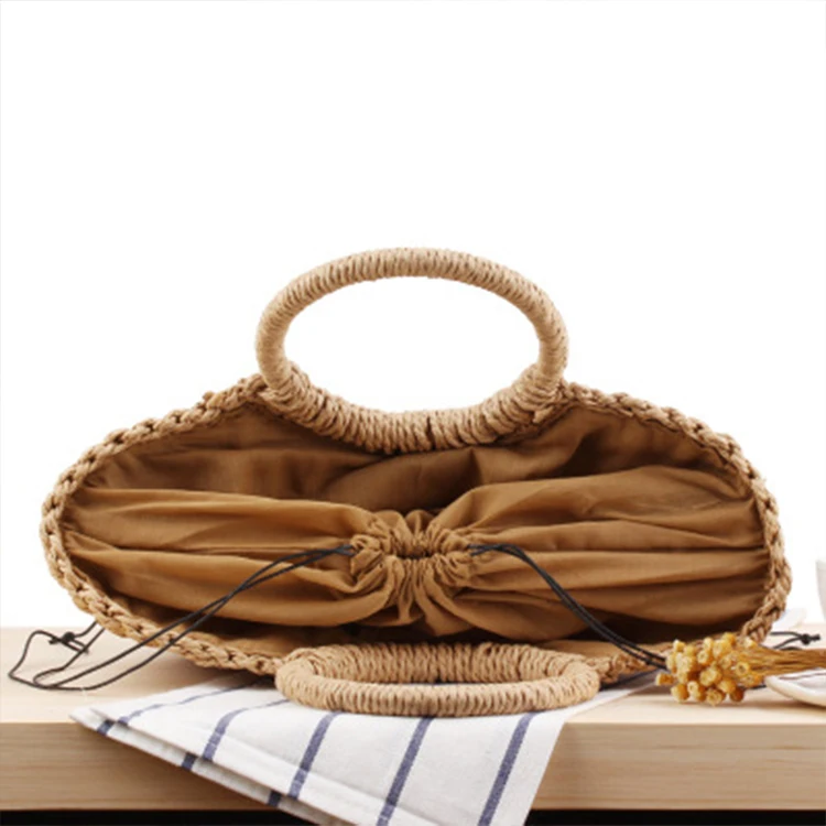 
Wholesale high quality custom size straw hat handbags straw bag for women 