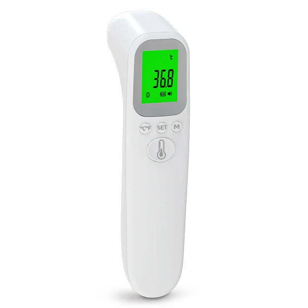 Non-Contact  Thermometer Adults and Kids Electric Plastic Material Forehead Infrared Thermometer with Removable Battery
