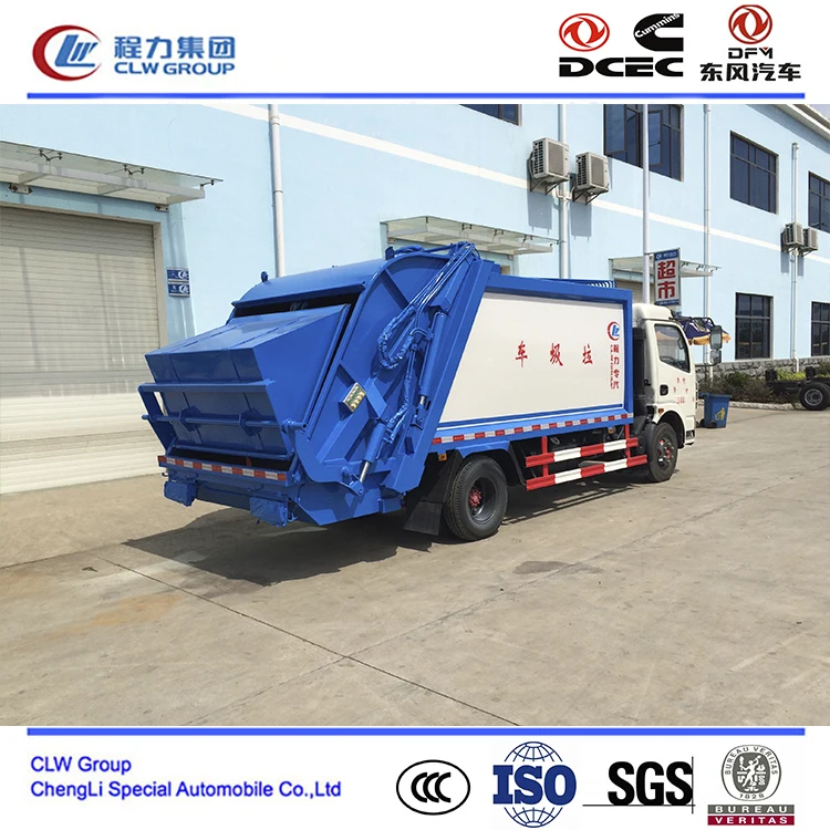 Dongfeng 6 m3 грузовик для уплотнения мусора