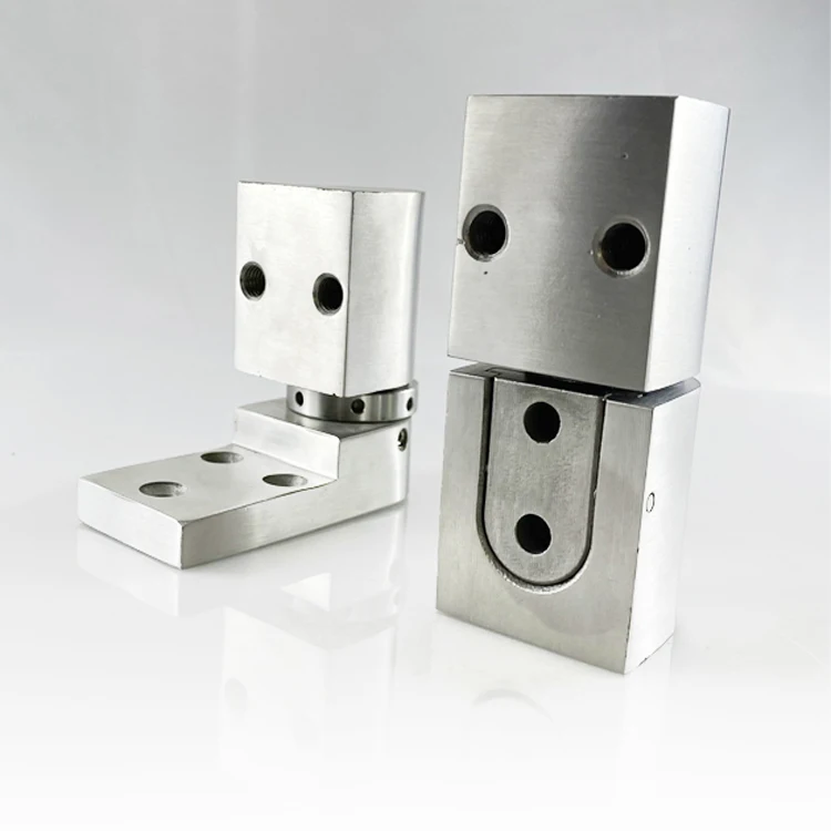 KFC Customized stainless steel swing frame glass door pivot hinges for storefront door