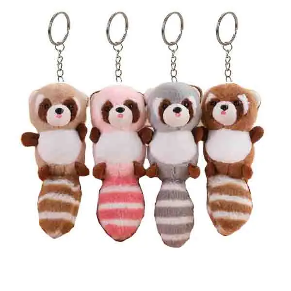 Raccoon Bag Hanging Doll Accessories Plush Toy Wholesale Keychain Pendant Accessories plush toys stuffed animal