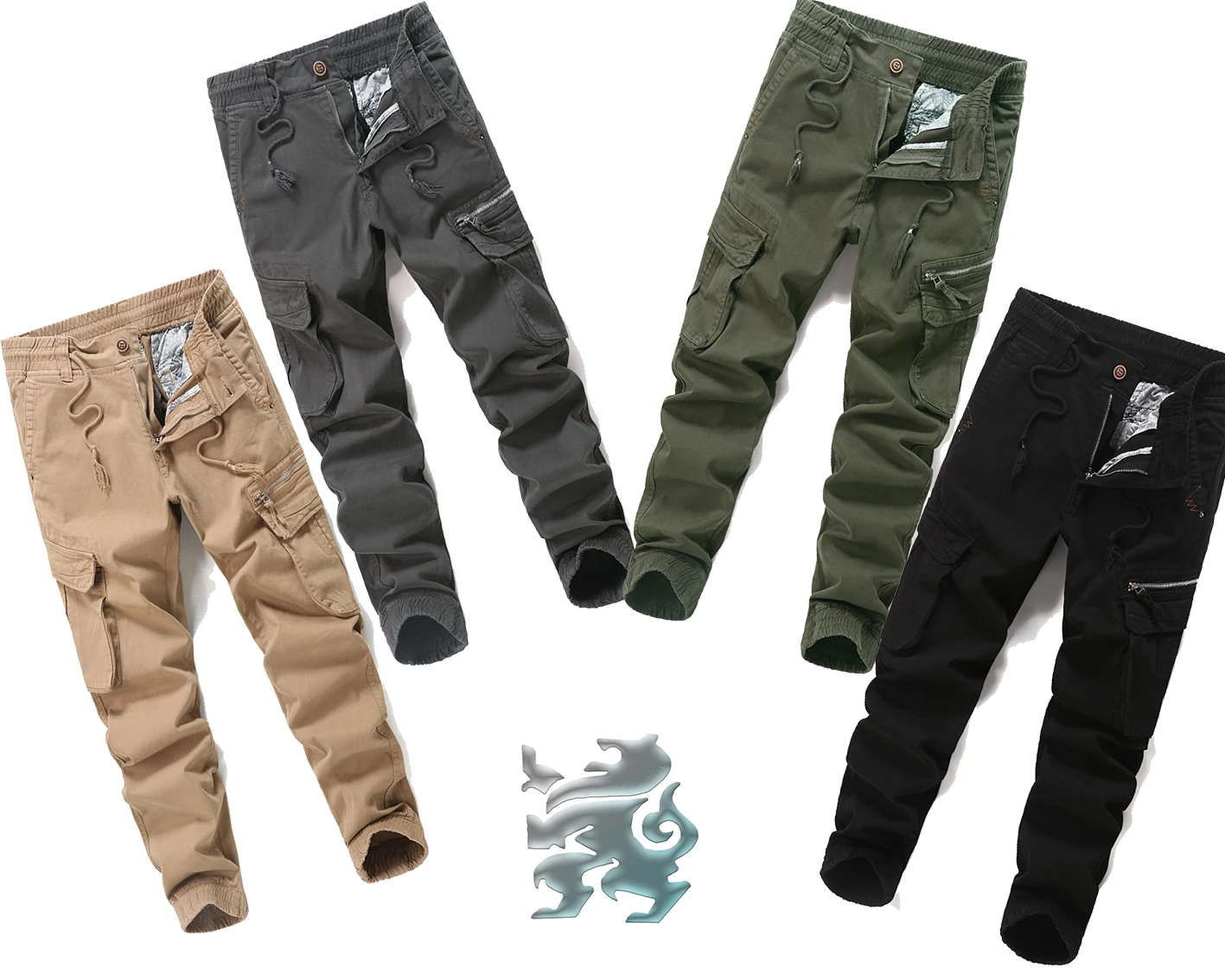2023 hot sale new design casual cotton tactical  autumn multiple pockets plus size sukajan sweat best price cargo pants
