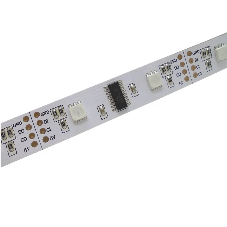 5 м LPD8806 8806 Водонепроницаемая IP30 IP6767 SMD 5050 RGB полоса Гибкая цифровая DC5V Светодиодная лента