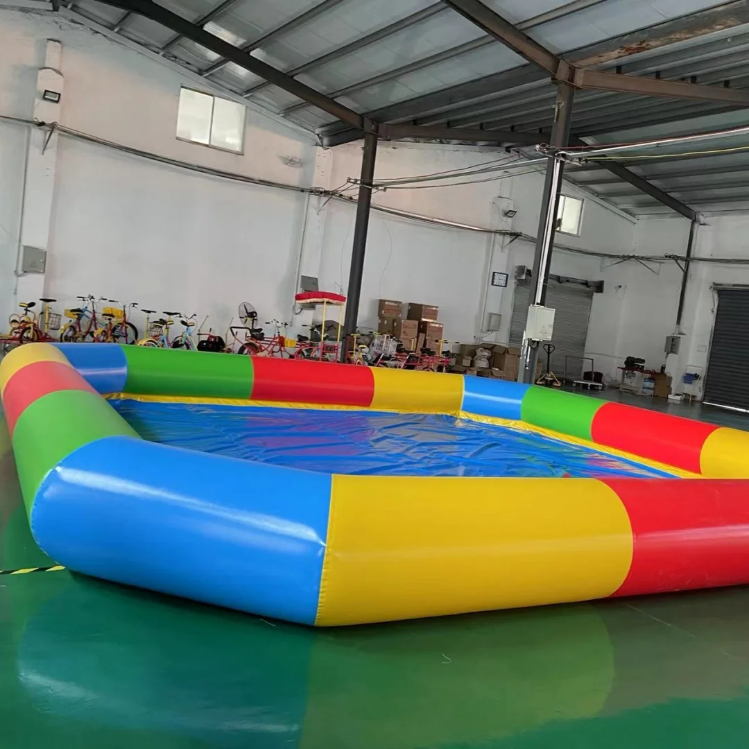 Adult commercial inflatable water slide pool PVC material swimming pool with wholesale price