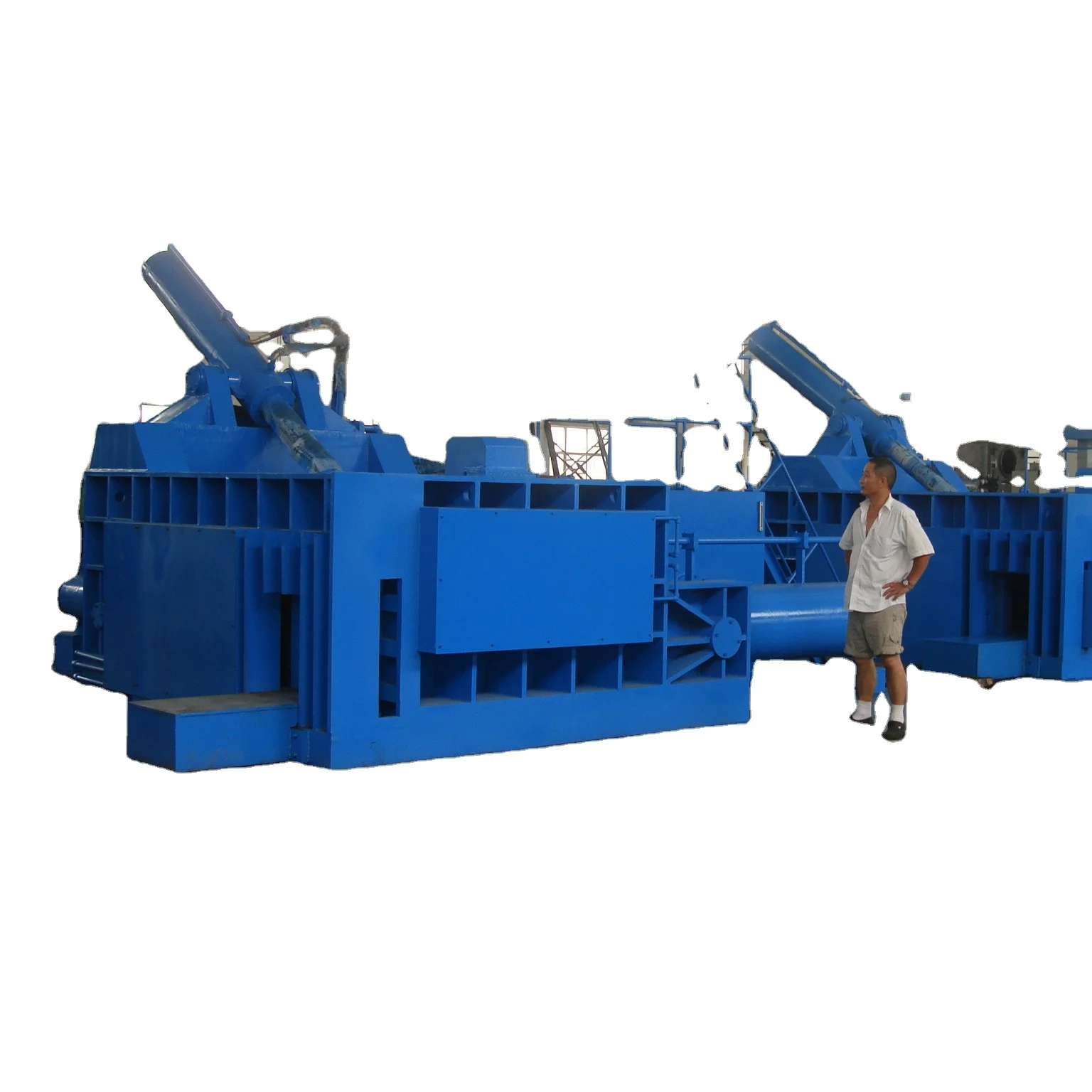 Waste metal baler, aluminum cans scrap metal press baler machine