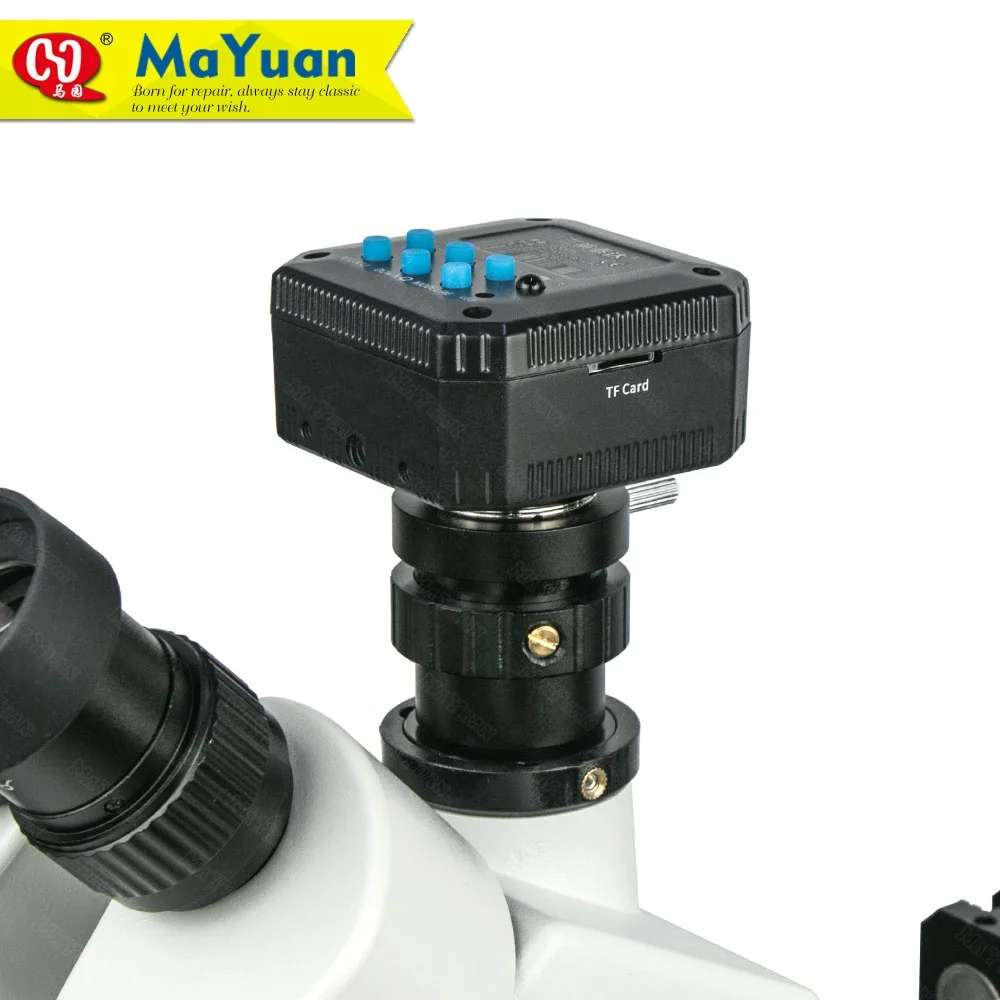 7-45X Single Arm Trinocular Stereo Zoom PCB Repair Microscope