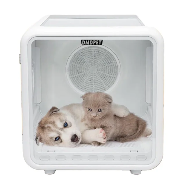 Automatic Pet Dryer for Cats and Small Dogs - Ultra Quiet Dog Hair Dryer with Smart Temperature Control and 360 Drying