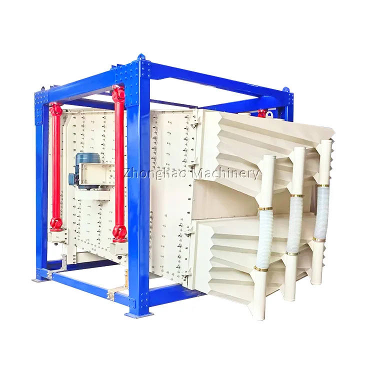 Multi-decks grading gyratory vibrating screen sieve machine for quartz sand