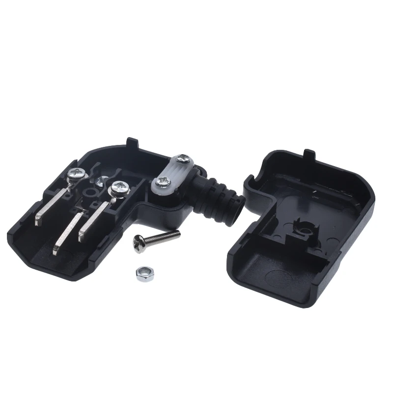 C13 C14 Power Plug AC250V 10A 3 Pins Terminals Panel Mount IEC male Female top Adapter elbow 90 degree Power Socket Connectors
