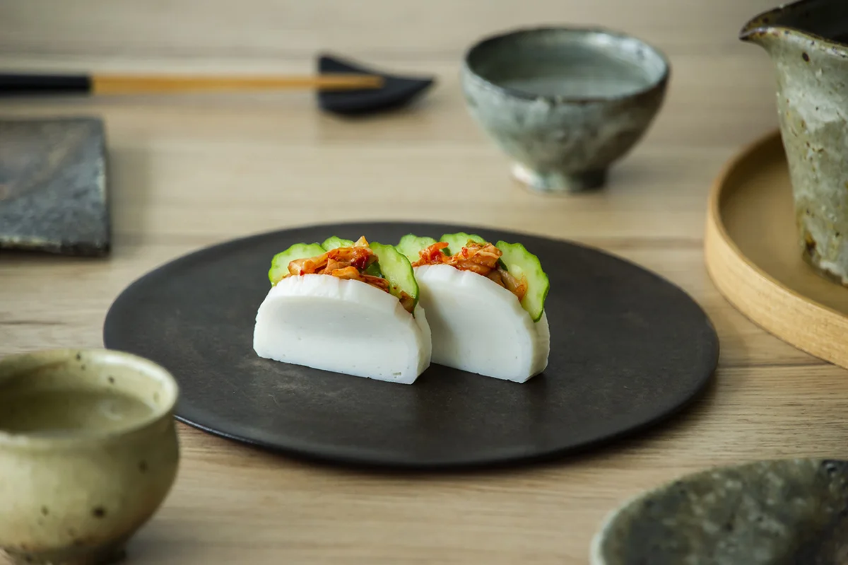 Japanese Steamed Kamaboko Fish Cake Pastry Seaweed Sushi Nori