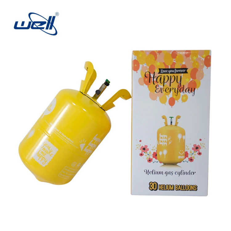 Hot Sale  7.1L Empty Tanks Disposable Helium Gas Cylinder For Balloons,Balloon Helium Gas Cylinder
