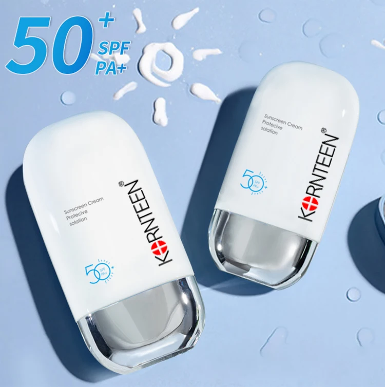 Free Sample Custom Logo Sunscreen Whitening Spf 50 Based Sunscreen Cream For Face Sundown Sunscreen