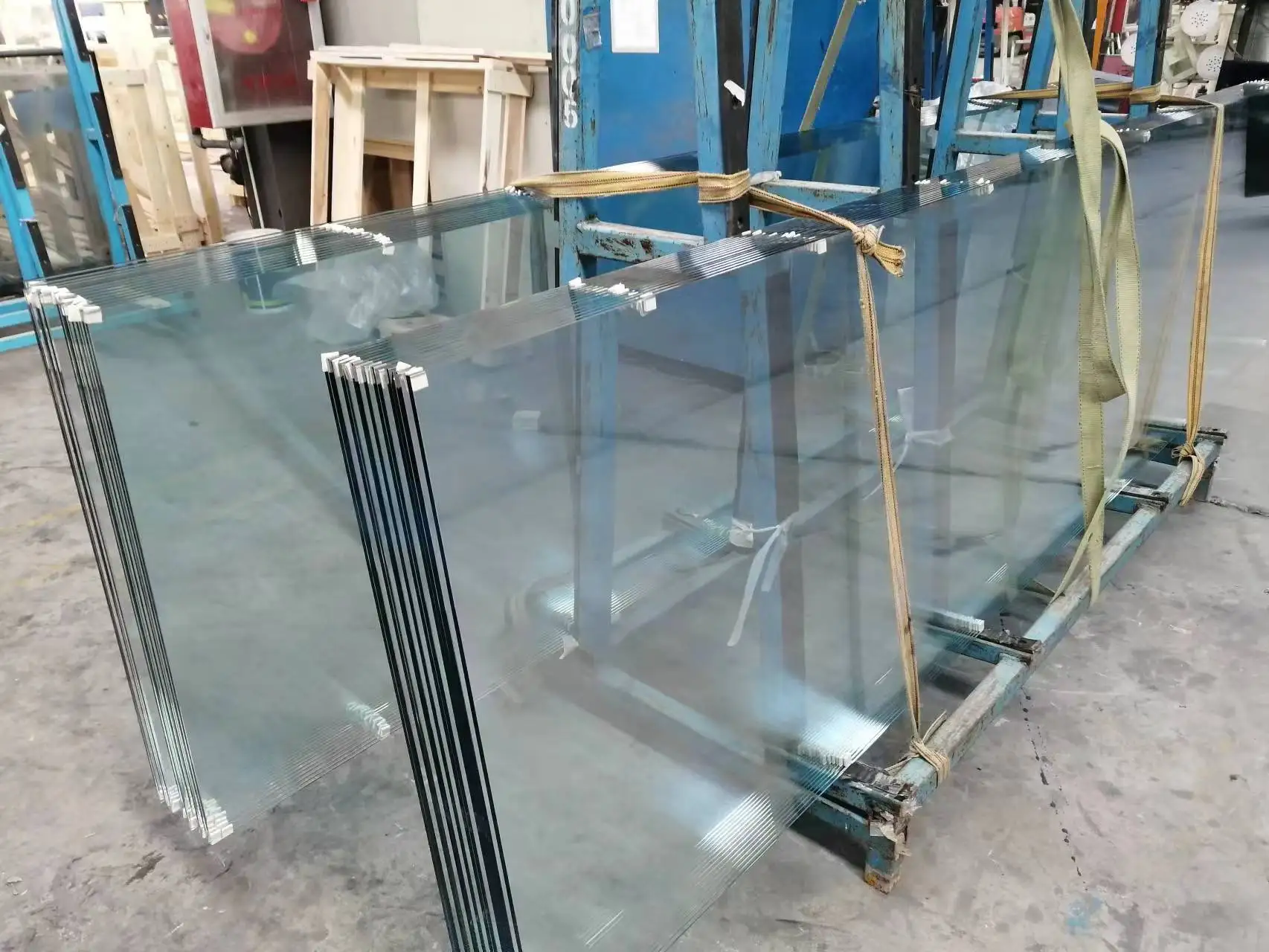 8mm 10mm 12mm thk clear toughened shower tempered door glass for bathroom door