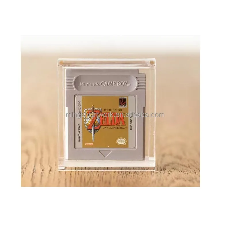 Single Game Cartridge acrylic  Display Case for Retro Video Games Gameboy