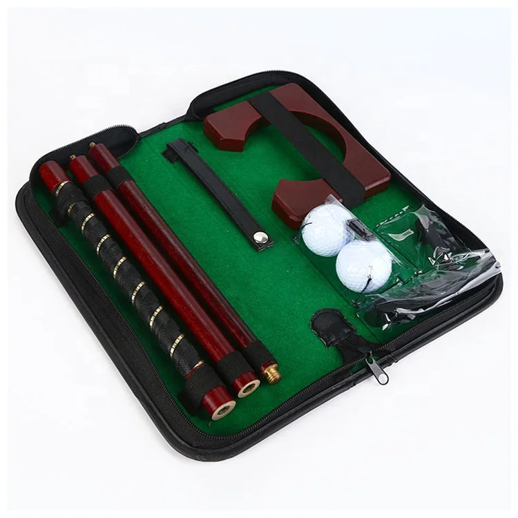 Portable Golf Putting Gift Set Kit With Putter Kids Golf Set Toy