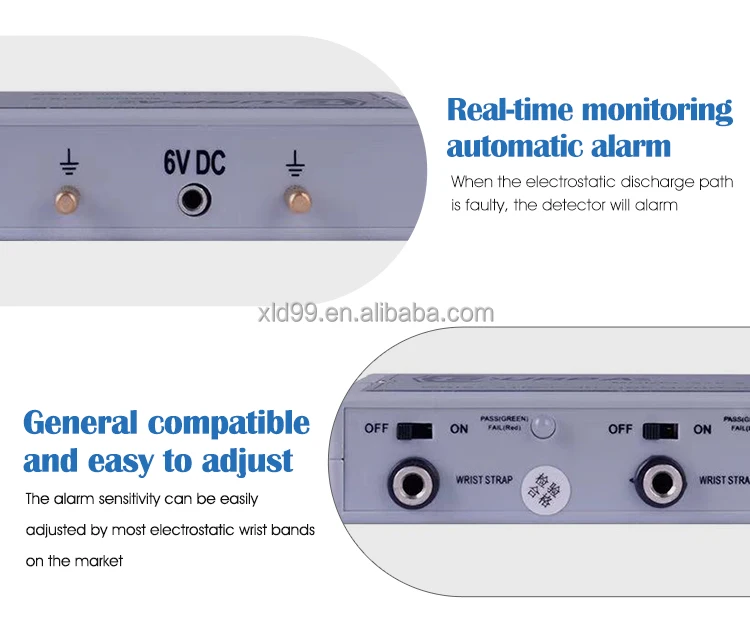 Surpa 518-2 Antistatic Esd Surface Resistance Tester Wrist Strap Online Monitor